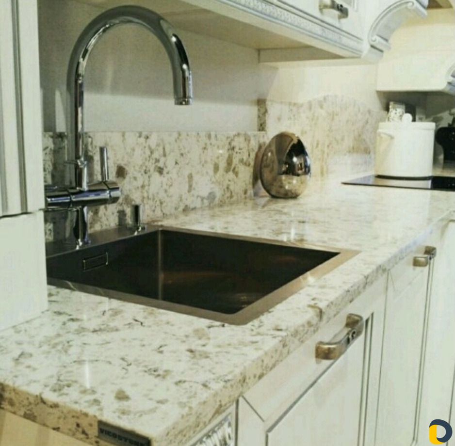 Столешницы из акрила,кварца и керамики laminam
