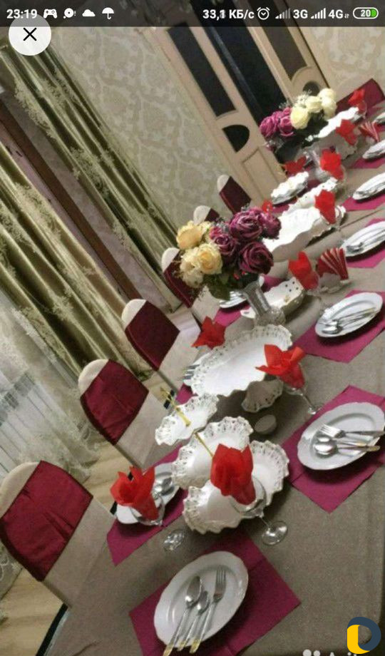 Столы и стулья на прокат