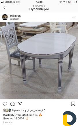 Столы на заказ