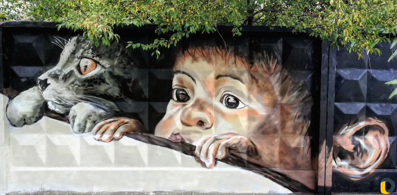 Street-Art, Граффити, Стрит-арт, Аэрография