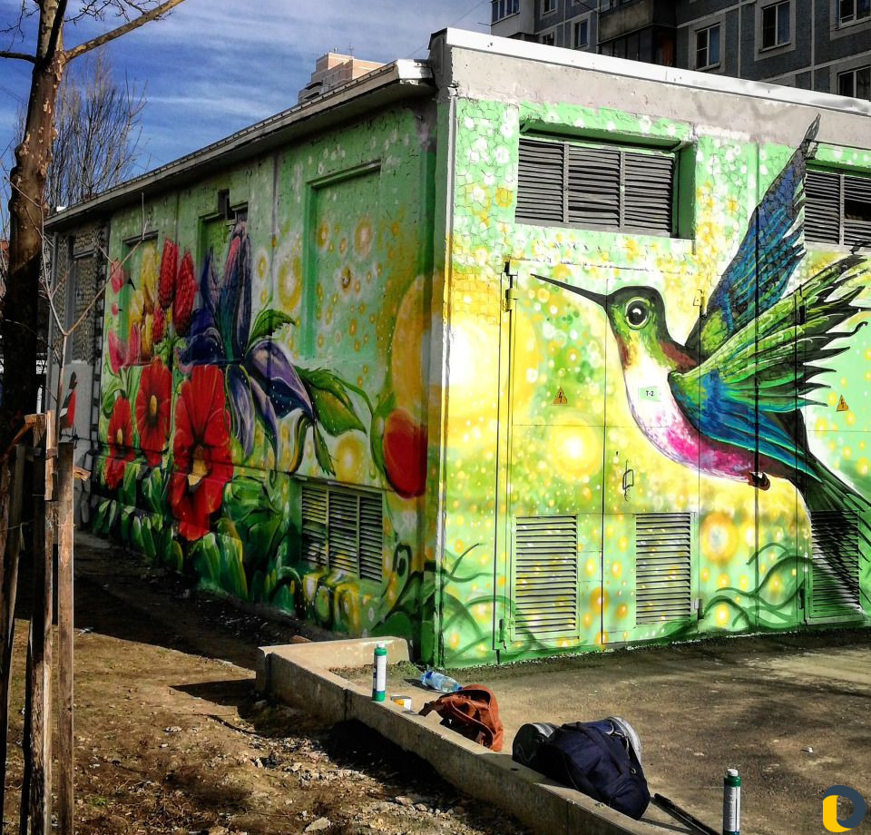 Street-Art, Граффити, Стрит-арт, Аэрография
