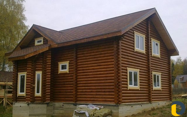Строим дома из оцилиндрованного и рубленого бревна