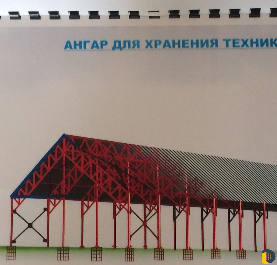 Строительство ангаров под зерно по Симочка овощной