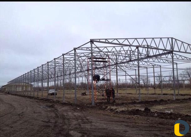 Строительство ангаров складов и др металлоконструк