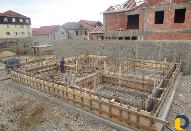 Строительство, бетонные работы