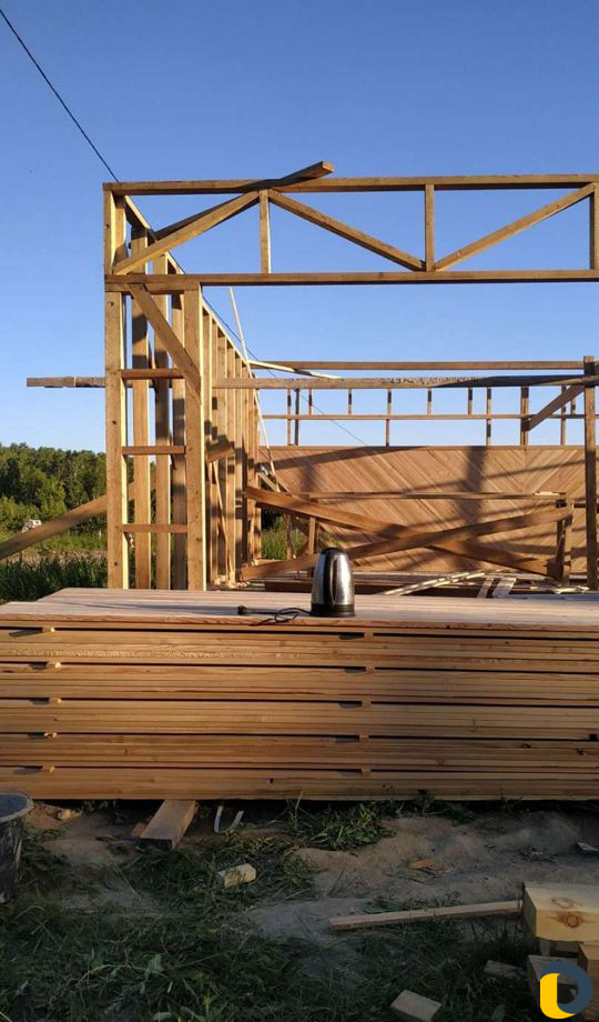 Строительство домов,забор ворота из профлиста