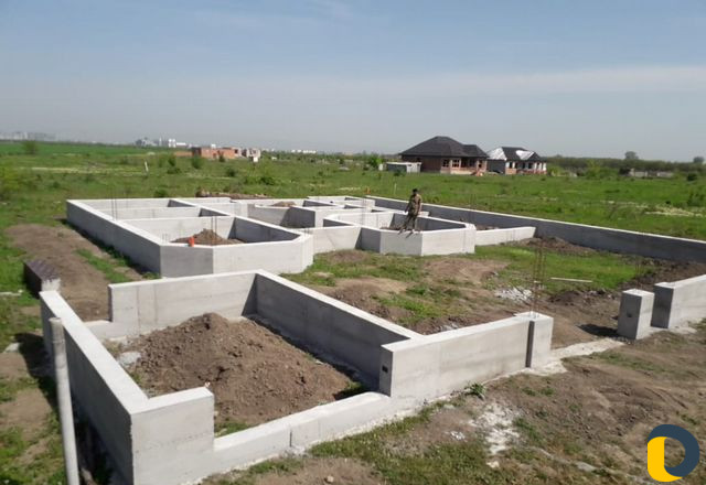 Строительство фундаментов Заливка фундамента