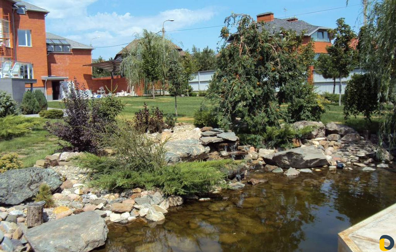 Строительство пруда водопада
