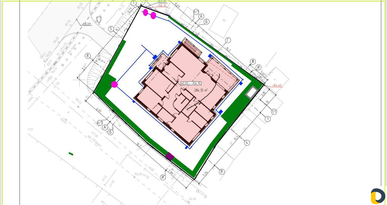 Строительство, водопады пруды бетон, дома, проект