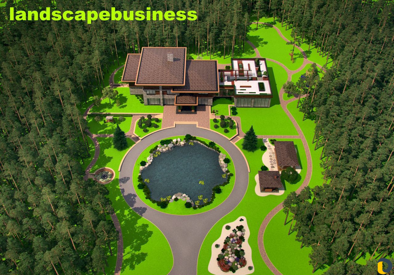 Строительство, водопады пруды бетон, дома, проект