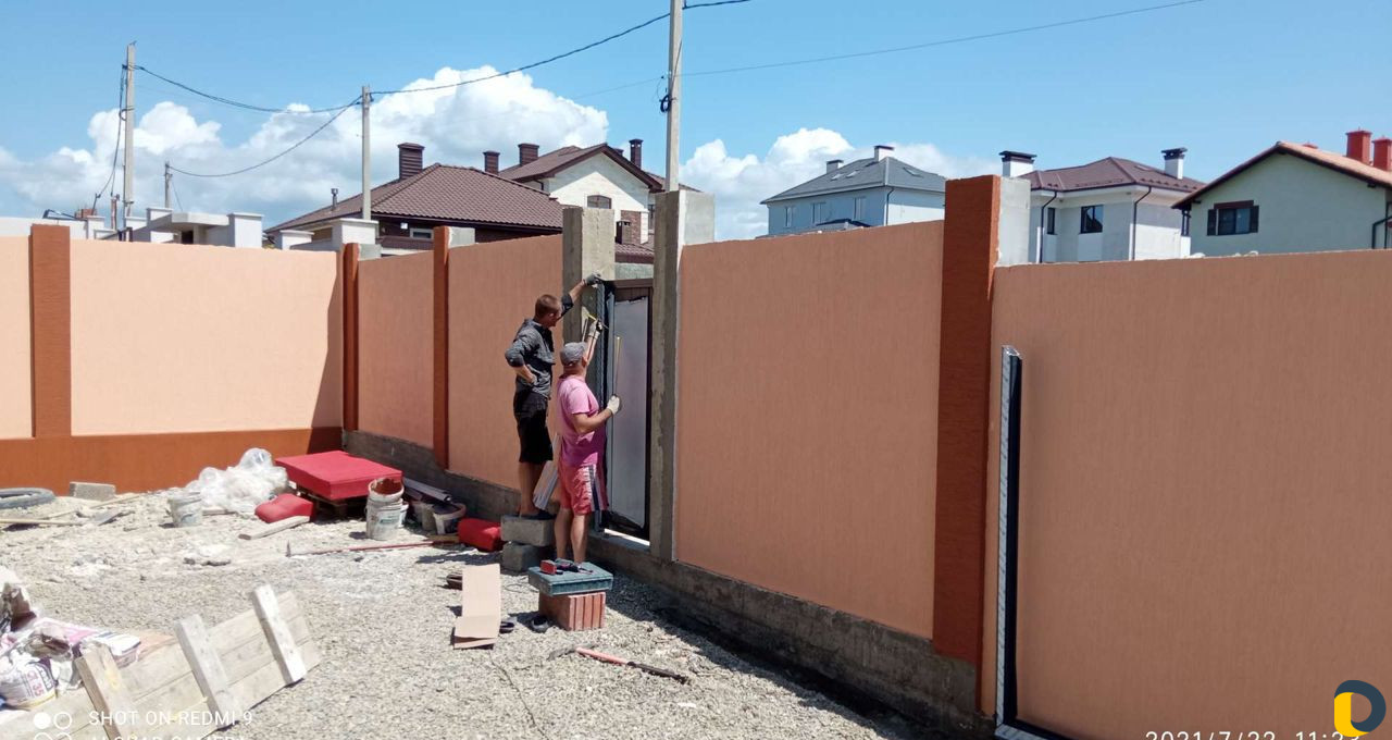 Строительство, водопады пруды бетон, дома, проект