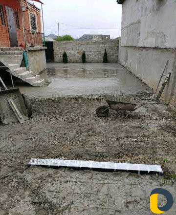 Стяжка бетоном