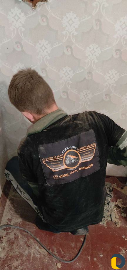 Стяжка домов металлическим каркасом