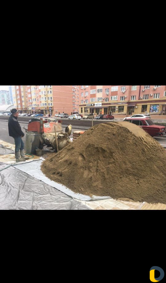 Стяжка пола, механизированная, полусухая, сухая