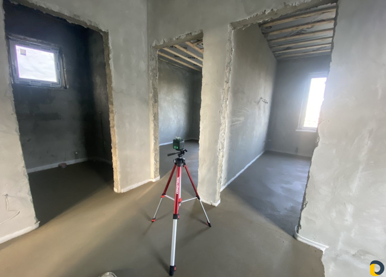 Стяжка пола, механизированная, полусухая, сухая