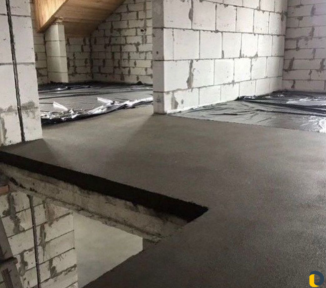 Стяжка пола механизированная