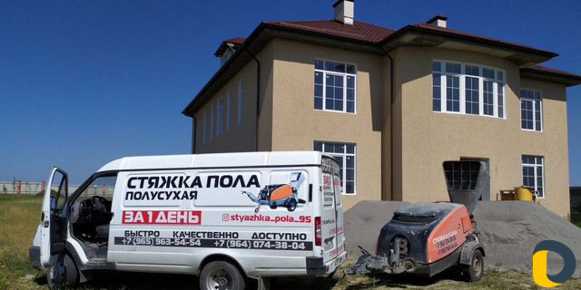 Стяжка пола полусухая стяжка за один день