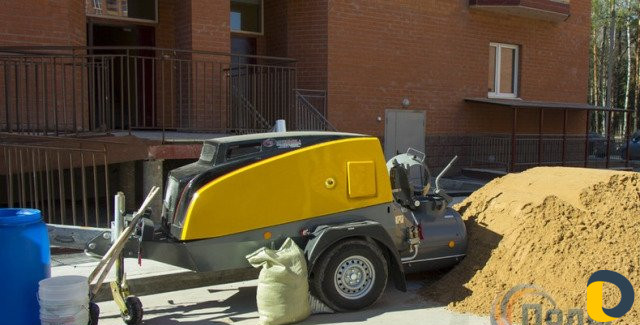 Стяжка пола полусухая за 1 день