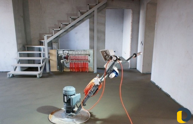 Стяжка пола полусухая за 1 день