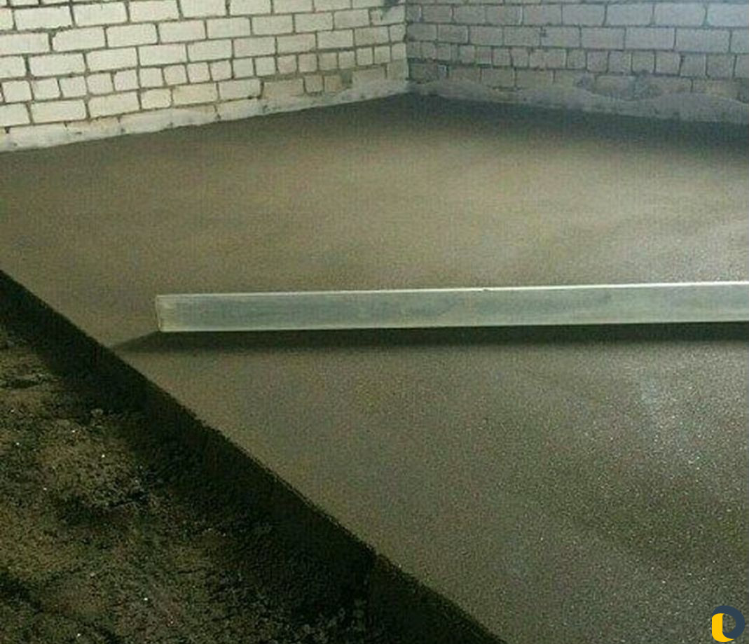 Стяжка пола работаем по снип