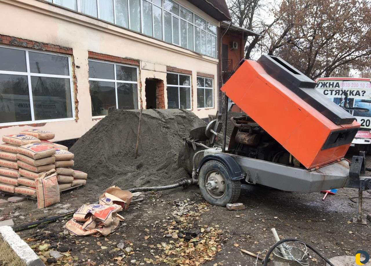 Стяжка пола за 1 день (механизированная стяжка)