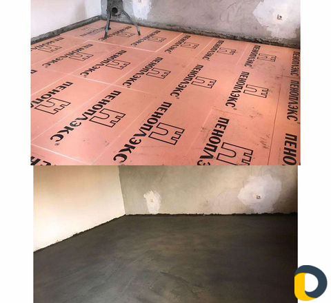 Стяжка пола за 1 день