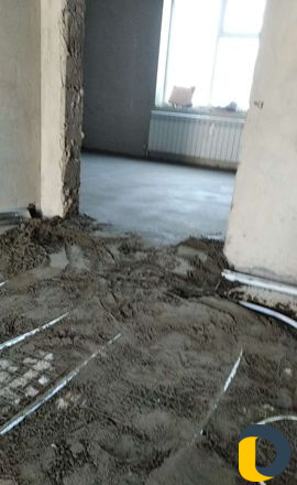 Стяжка пола за один день