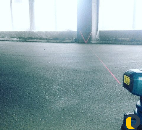 Стяжка пола за один