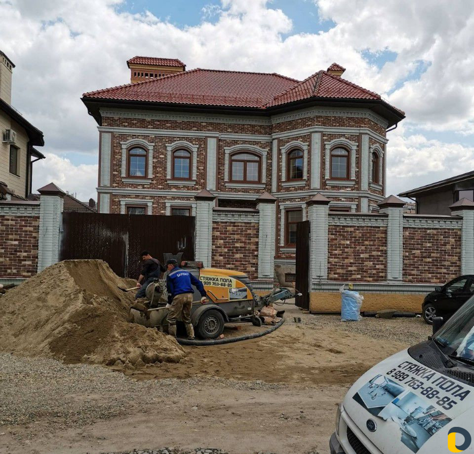 Стяжка штукатурка