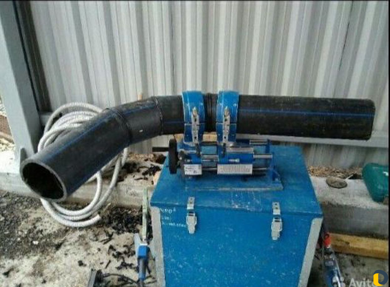 Стыковая пайка труб, углов отводов на импортном об