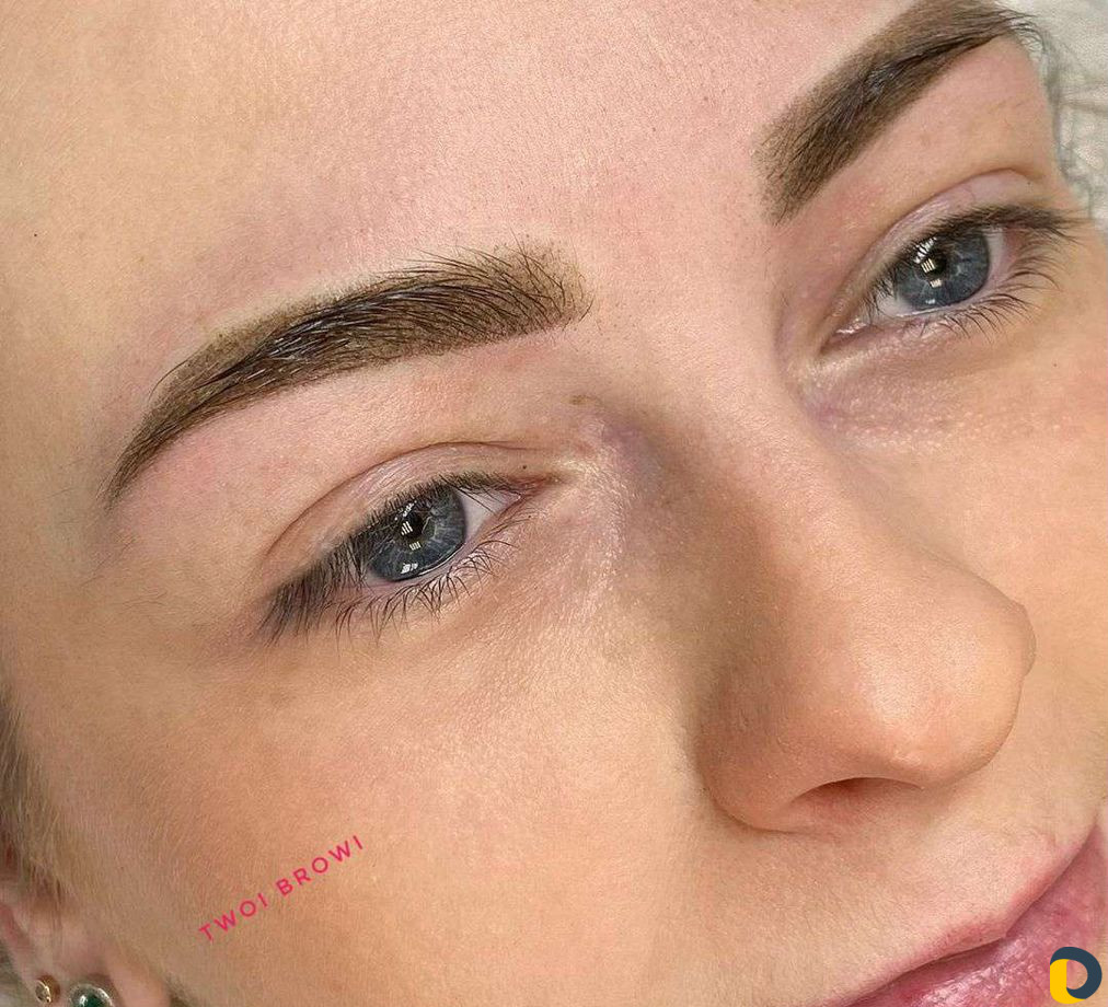 Татуаж бровей и губ, с отличным результатом