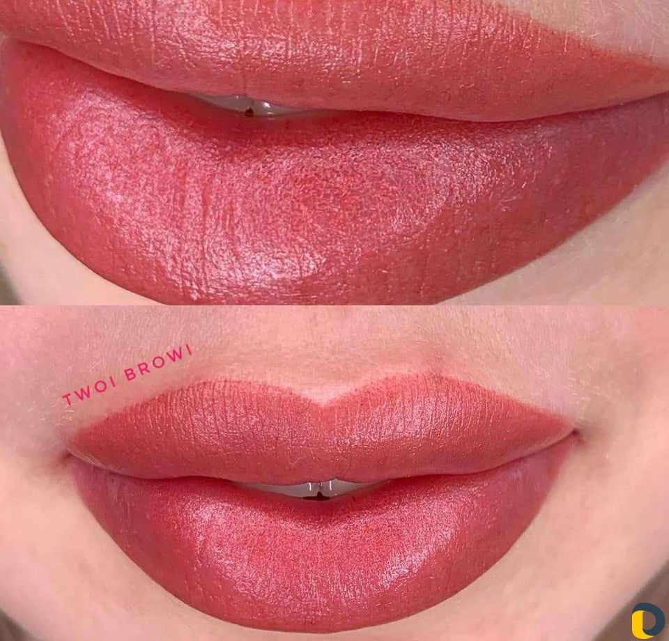 Татуаж бровей и губ, с отличным результатом