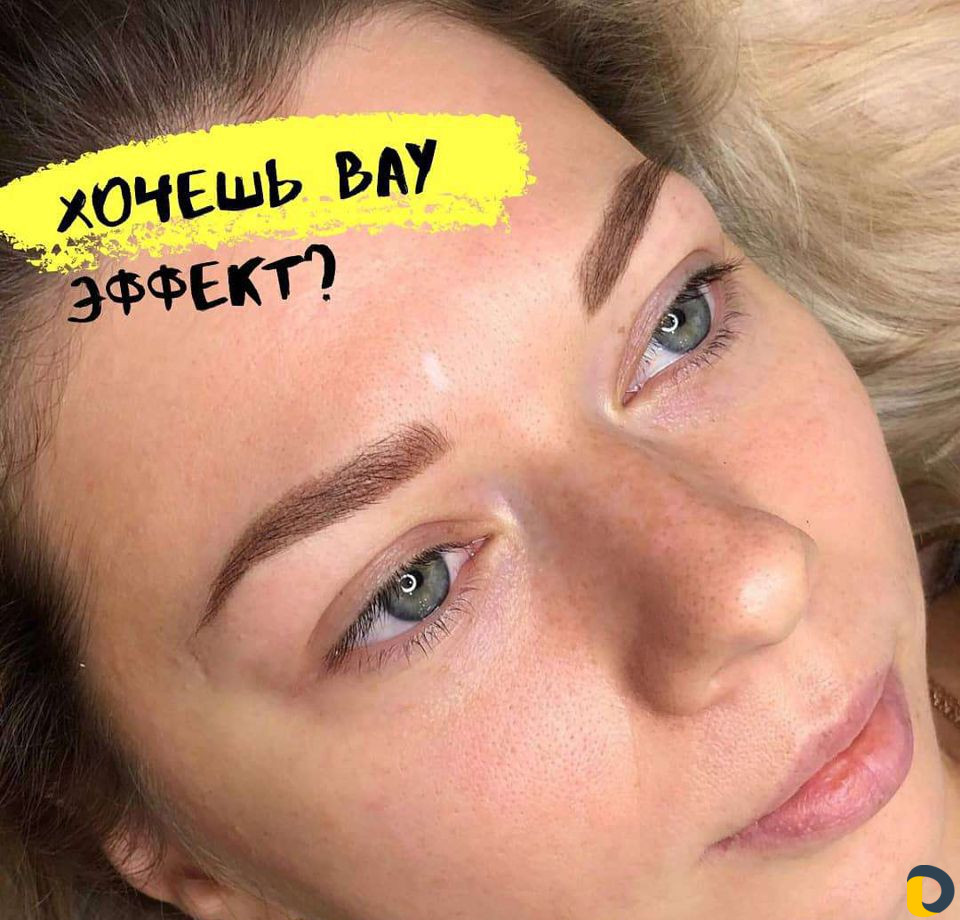 Татуаж бровей и губ, с отличным результатом