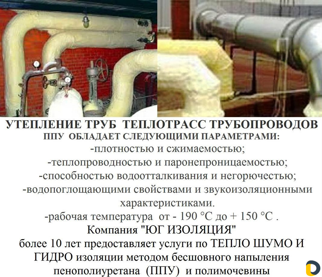 Тепло-Гидро-Шумо Изоляция жилых и пром. объектов