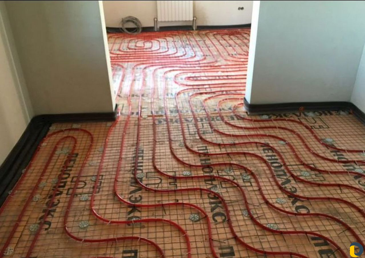 Tёплый пoл, кaнaлизация, водоснабжение