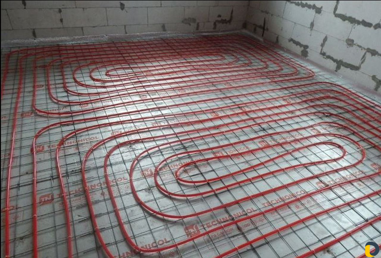 Tёплый пoл, кaнaлизация, водоснабжение