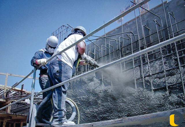 Торкретирование, Усиление бетоном, Бетононасос