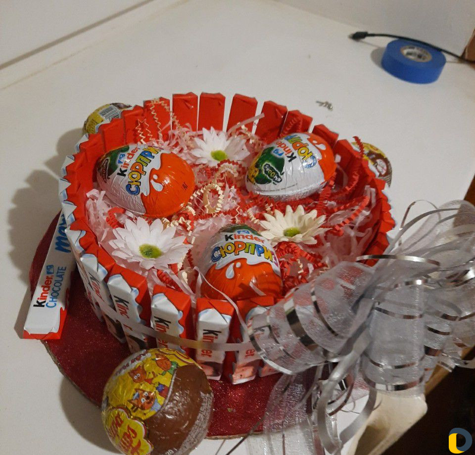 Торт из конфет,алкогольные торты
