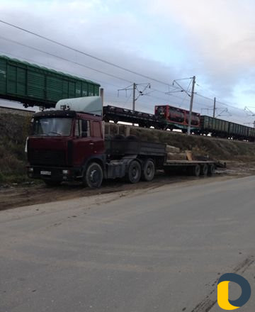 Трал низкорамный перевозка эксковаторов
