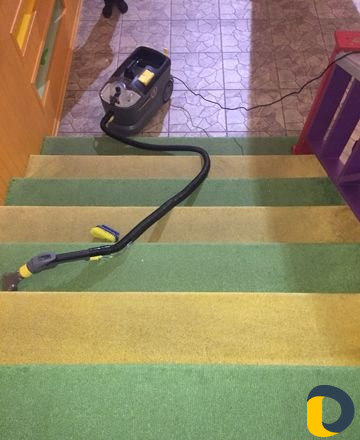 Уборка немецким парогенератором