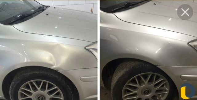 Удаление вмятин без окраса