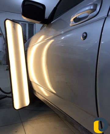 Удаление вмятин без покраски. Полировка