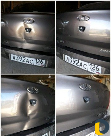 Удаление вмятин без покраски