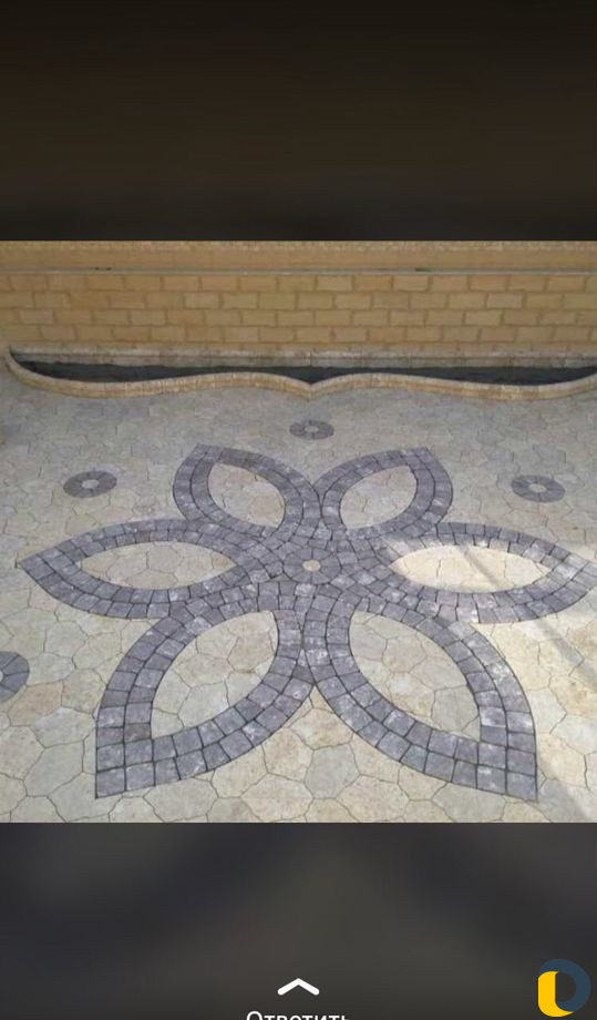 Укладка брусчатки и укладка дизайн любой сложности