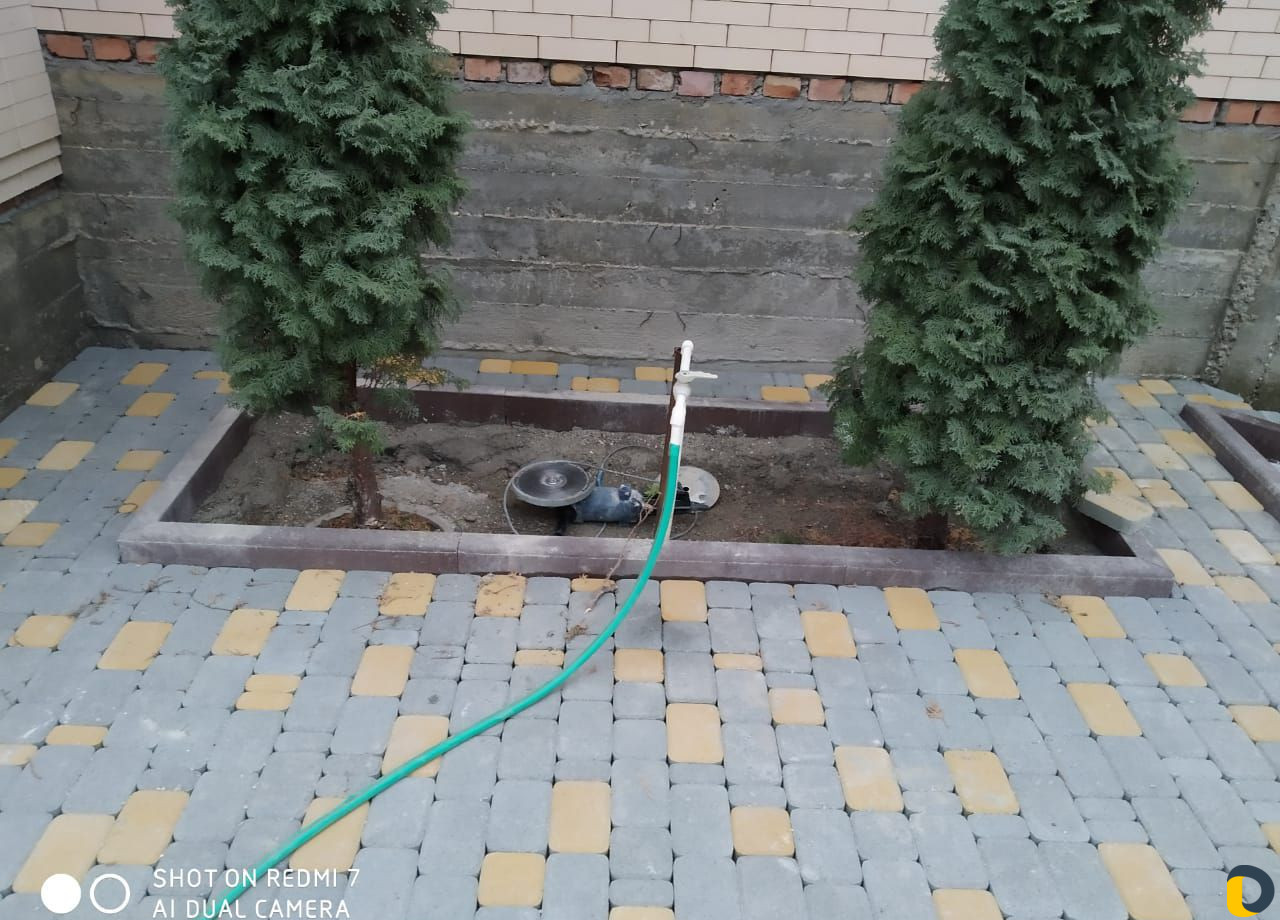 Укладка брусчатки