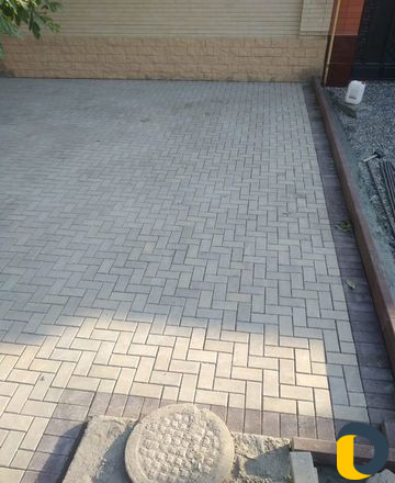 Укладка брусчатки