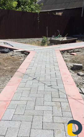 Укладка брусчатки