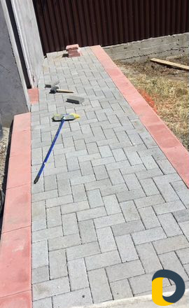 Укладка брусчатки