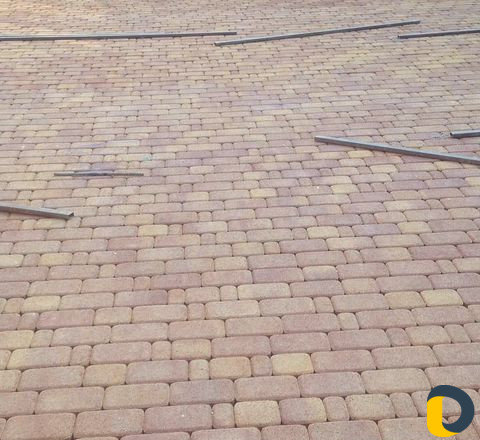 Укладка брусчатки