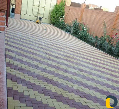 Укладка брусчатки